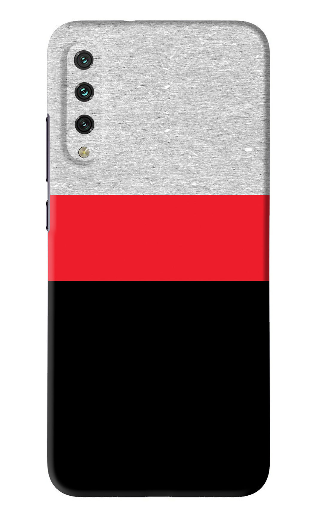 Tri Color Pattern Xiaomi Mi A3 Back Skin Wrap