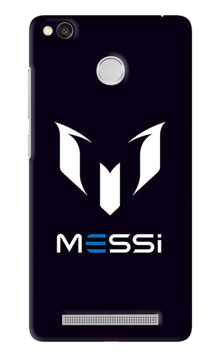 Messi Logo Xiaomi Redmi 3S Prime Back Skin Wrap