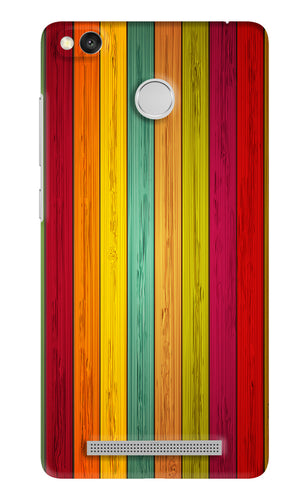 Multicolor Wooden Xiaomi Redmi 3S Prime Back Skin Wrap