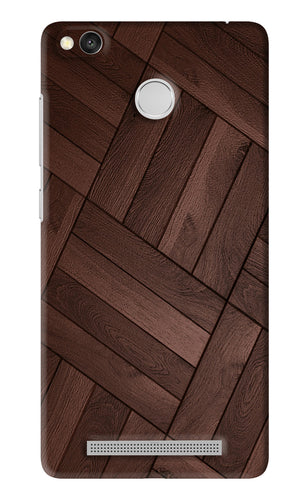 Wooden Texture Design Xiaomi Redmi 3S Prime Back Skin Wrap