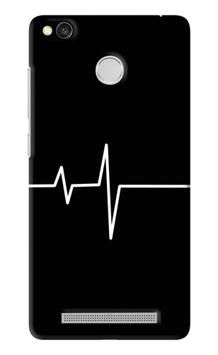 Heart Beats Xiaomi Redmi 3S Prime Back Skin Wrap