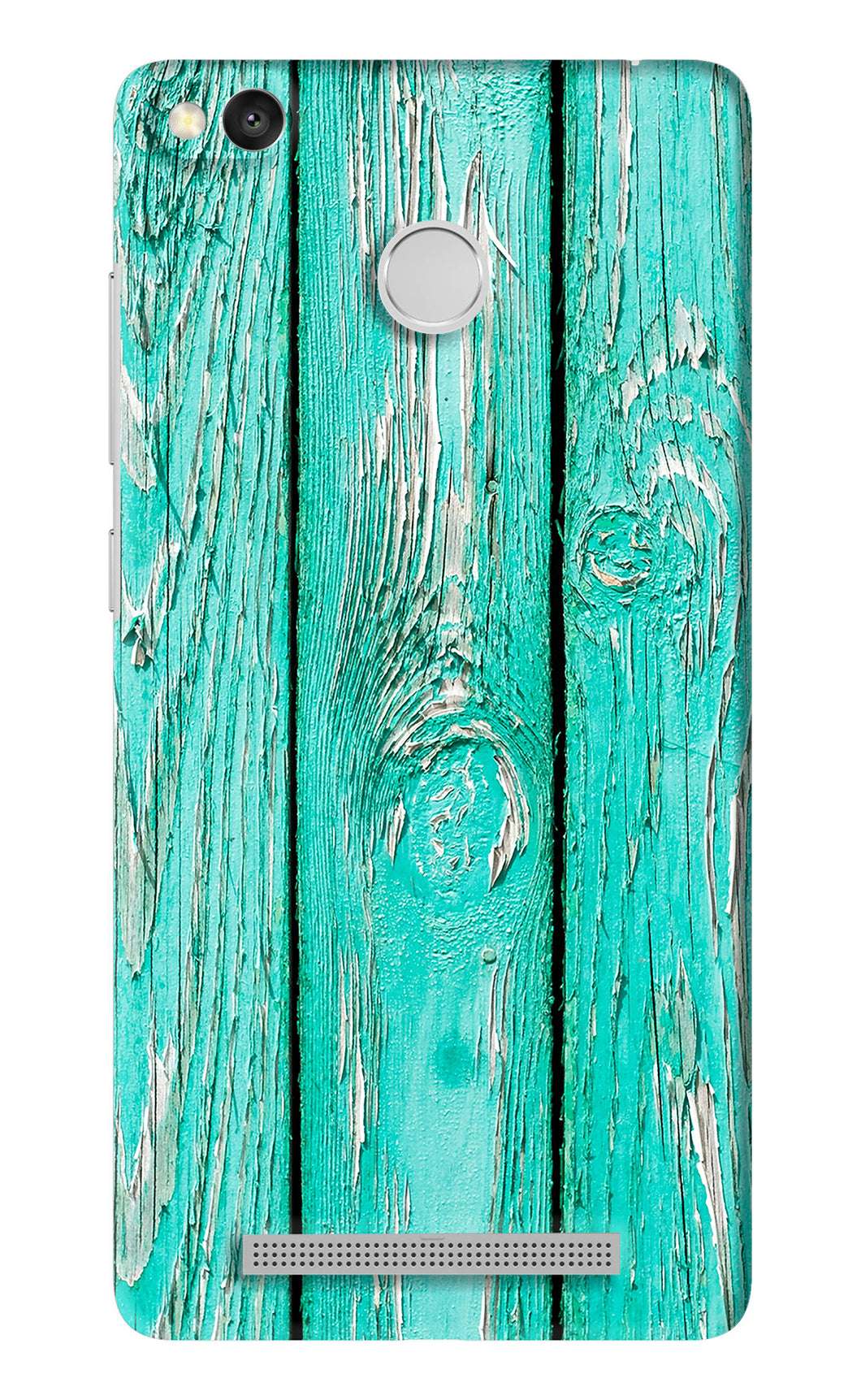 Blue Wood Xiaomi Redmi 3S Prime Back Skin Wrap