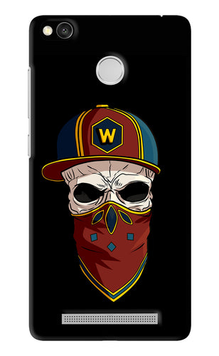 Skull Xiaomi Redmi 3S Prime Back Skin Wrap