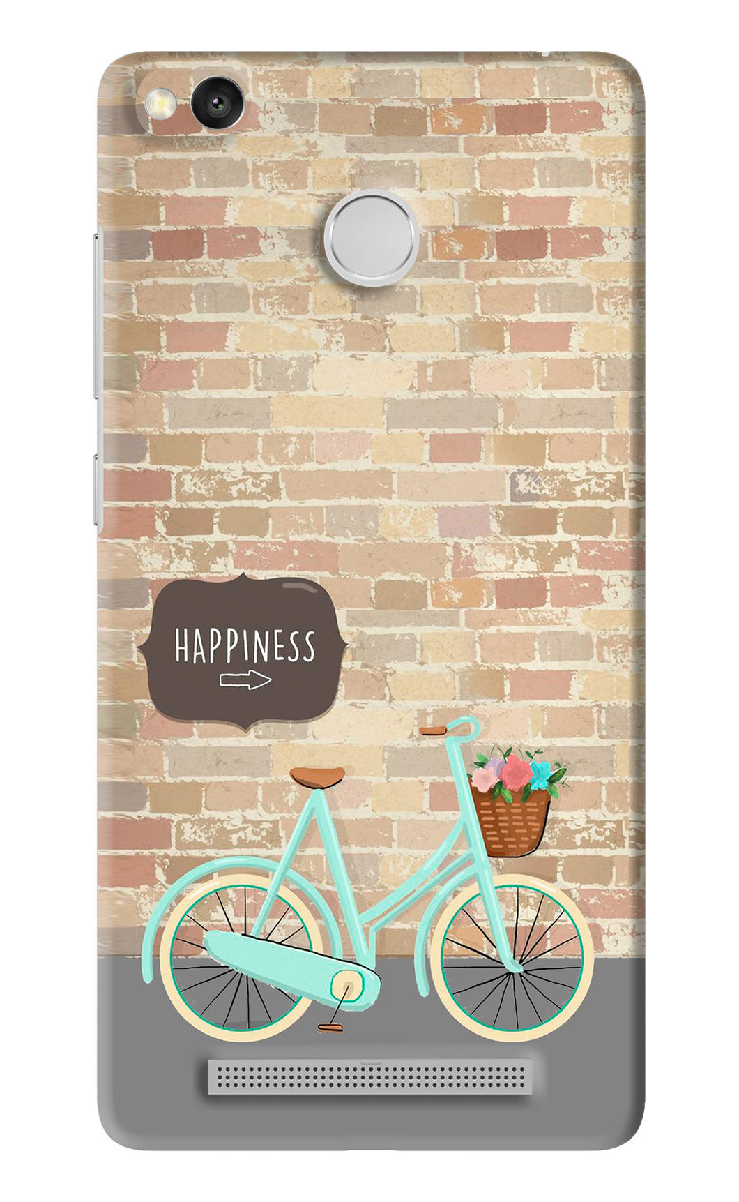 Happiness Artwork Xiaomi Redmi 3S Prime Back Skin Wrap