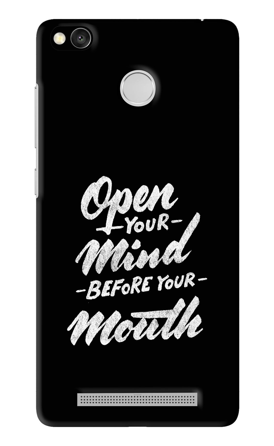 Open Your Mind Before Your Mouth Xiaomi Redmi 3S Prime Back Skin Wrap