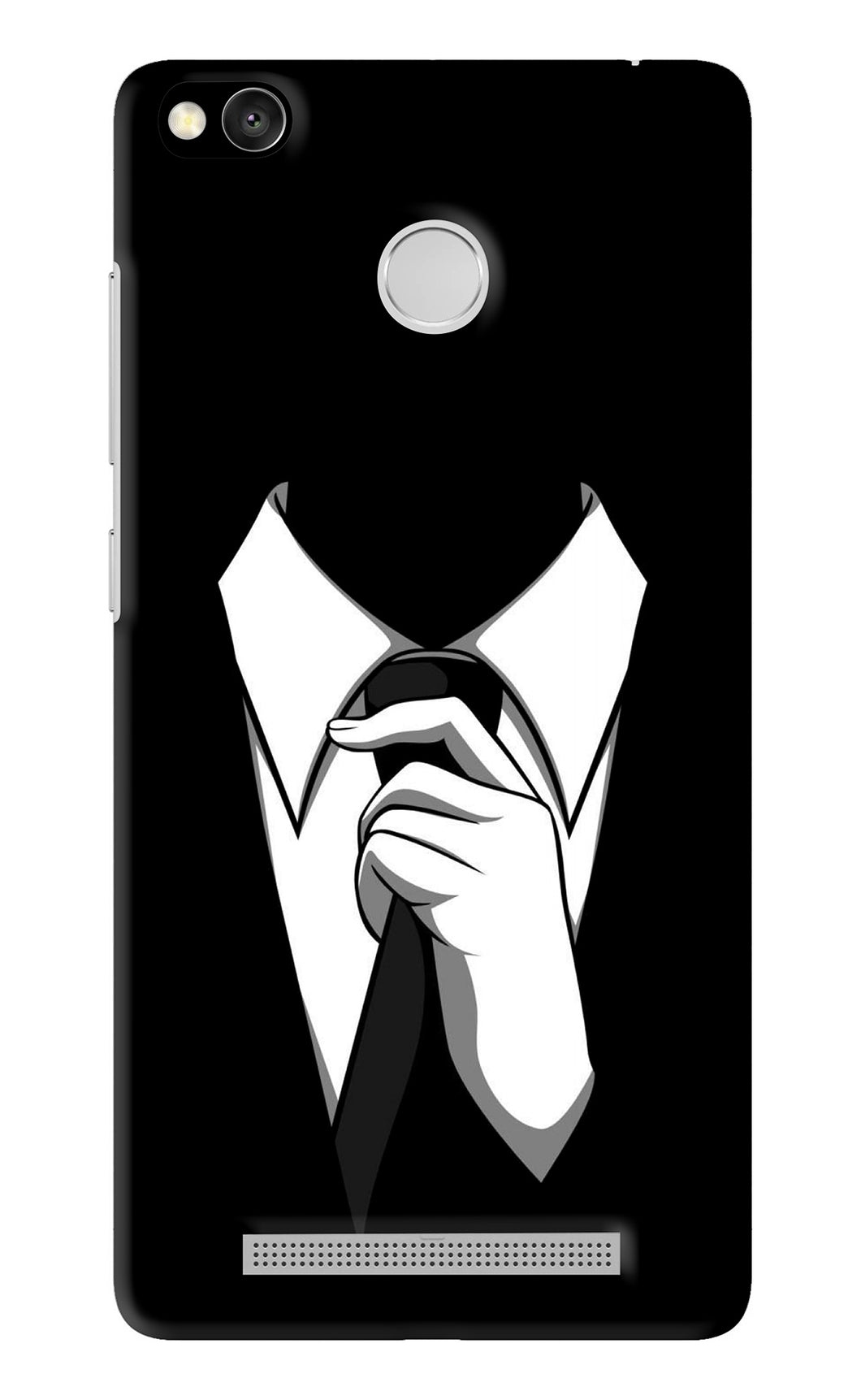 Black Tie Xiaomi Redmi 3S Prime Back Skin Wrap