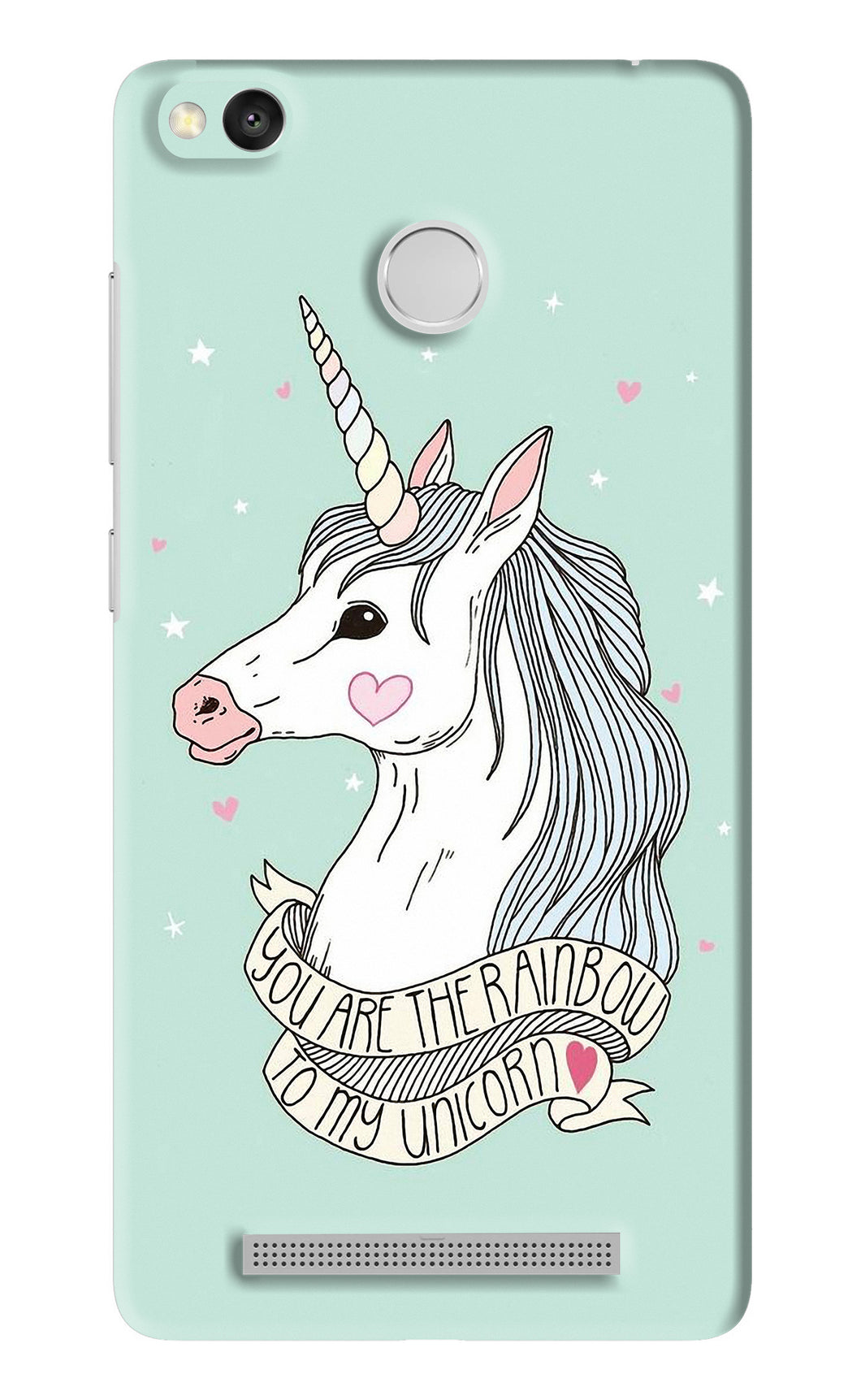 Unicorn Wallpaper Xiaomi Redmi 3S Prime Back Skin Wrap