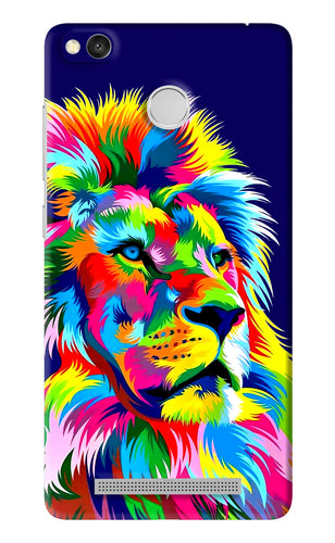 Vector Art Lion Xiaomi Redmi 3S Prime Back Skin Wrap