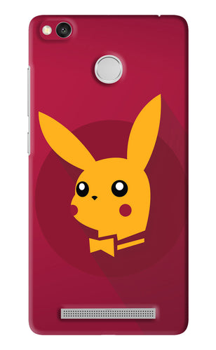 Pikachu Xiaomi Redmi 3S Prime Back Skin Wrap