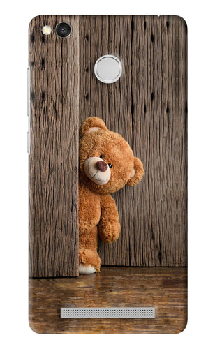 Teddy Wooden Xiaomi Redmi 3S Prime Back Skin Wrap