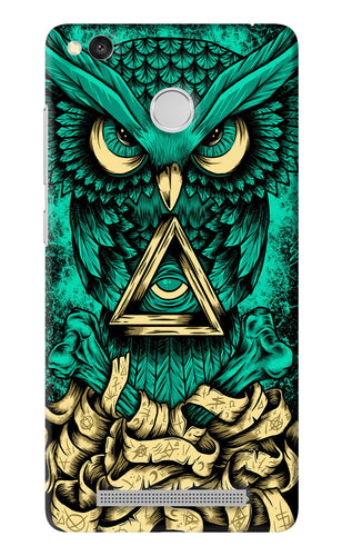 Green Owl Xiaomi Redmi 3S Prime Back Skin Wrap