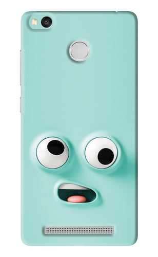 Silly Face Cartoon Xiaomi Redmi 3S Prime Back Skin Wrap