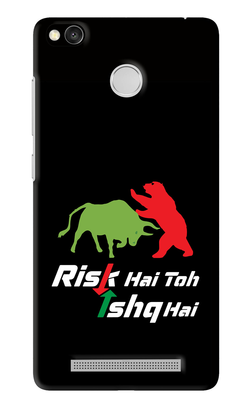 Risk Hai Toh Ishq Hai Xiaomi Redmi 3S Prime Back Skin Wrap