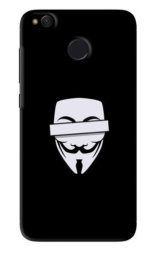 Anonymous Face Xiaomi Redmi 4 Back Skin Wrap