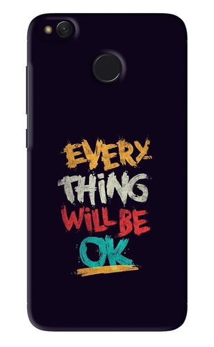 Everything Will Be Ok Xiaomi Redmi 4 Back Skin Wrap