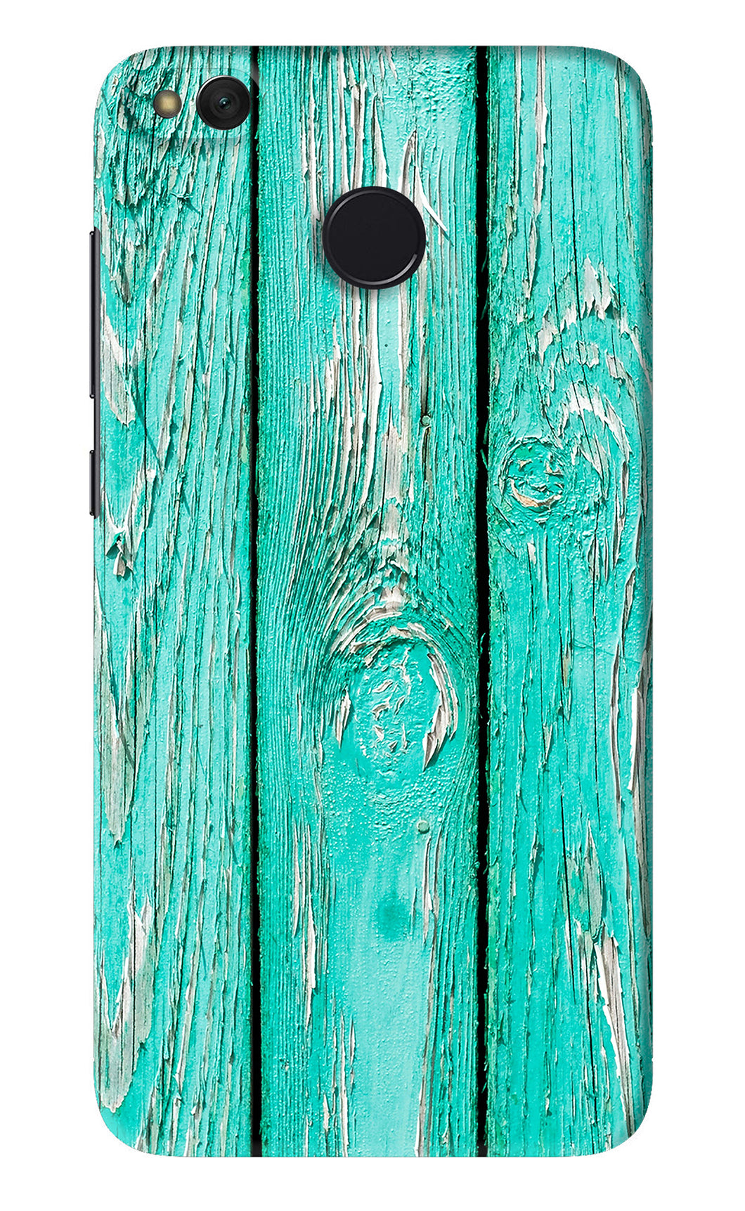 Blue Wood Xiaomi Redmi 4 Back Skin Wrap