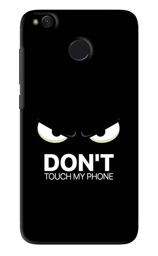 Don'T Touch My Phone Xiaomi Redmi 4 Back Skin Wrap