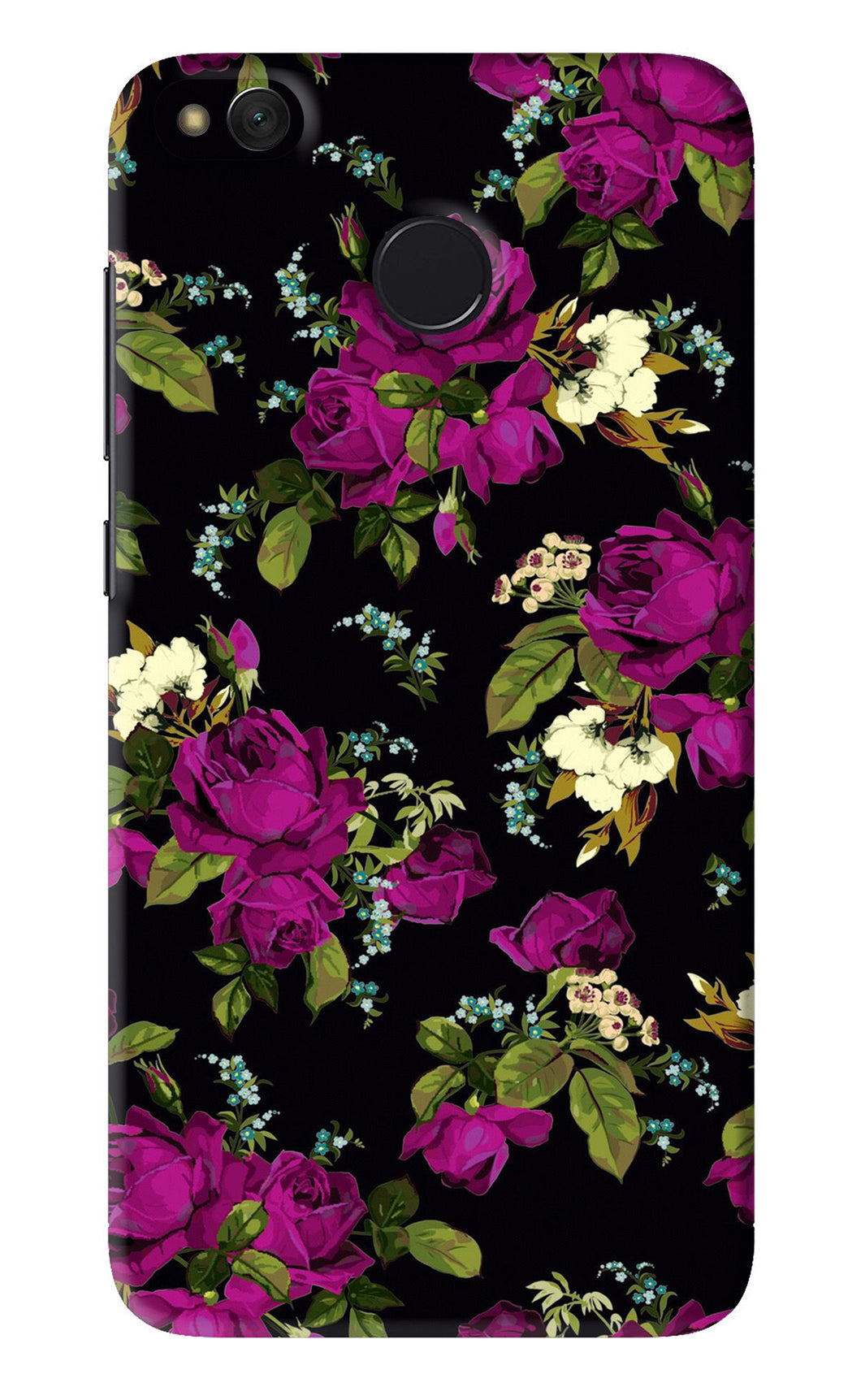 Flowers 3 Xiaomi Redmi 4 Back Skin Wrap