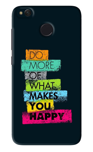 Do More Of What Makes You Happy Xiaomi Redmi 4 Back Skin Wrap