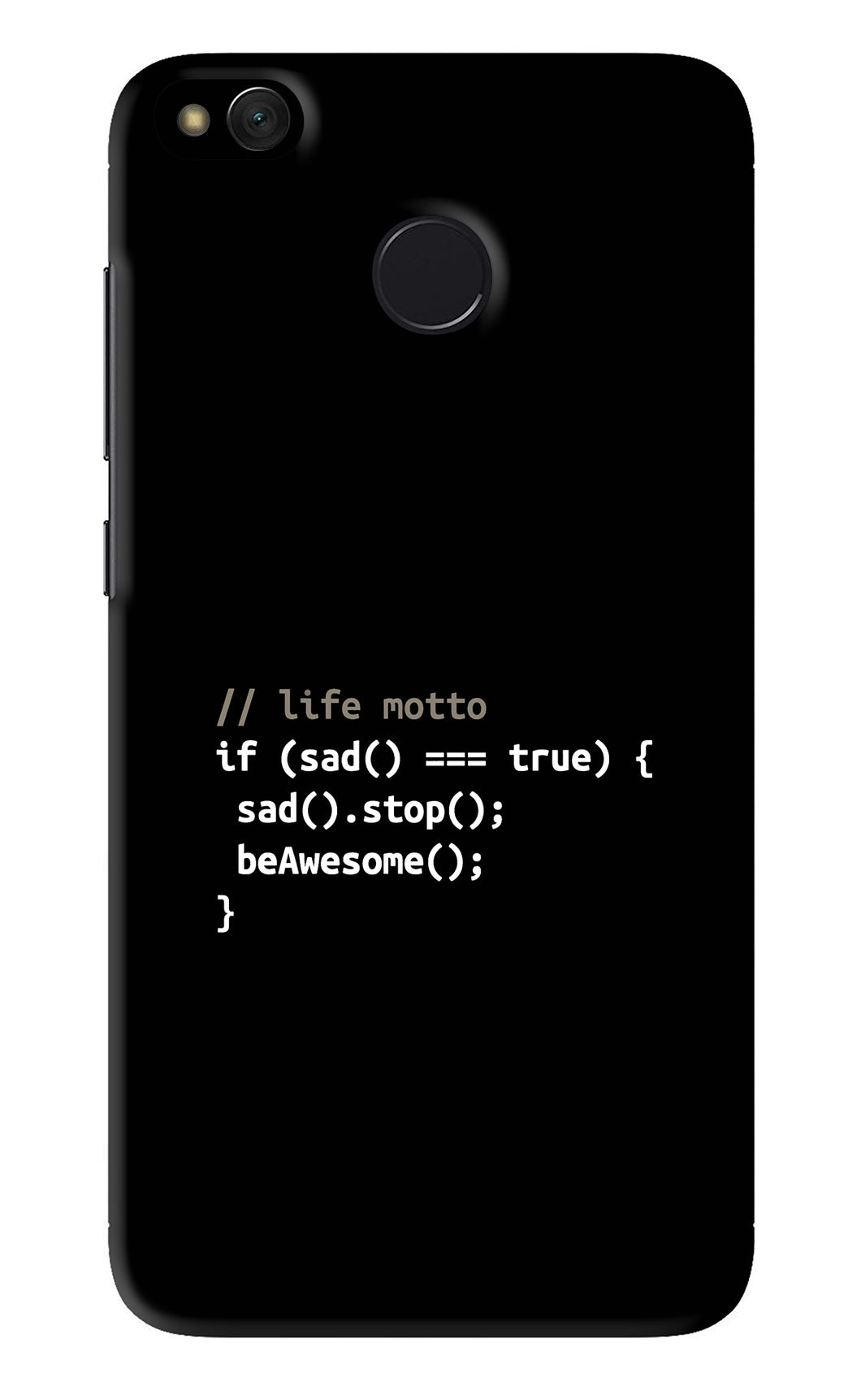 Life Motto Code Xiaomi Redmi 4 Back Skin Wrap