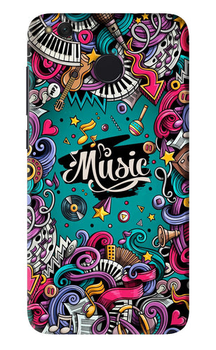 Music Graffiti Xiaomi Redmi 4 Back Skin Wrap