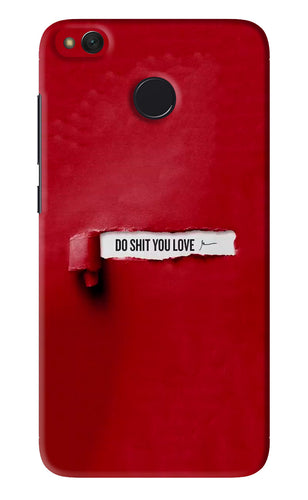 Do Shit You Love Xiaomi Redmi 4 Back Skin Wrap