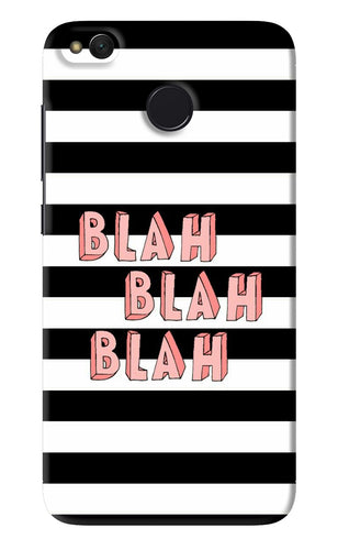 Blah Blah Blah Xiaomi Redmi 4 Back Skin Wrap