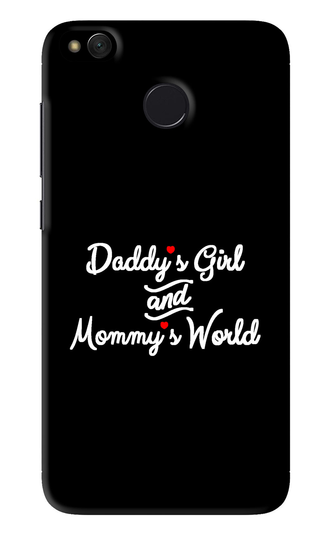 Daddy's Girl and Mommy's World Xiaomi Redmi 4 Back Skin Wrap