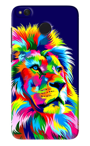 Vector Art Lion Xiaomi Redmi 4 Back Skin Wrap