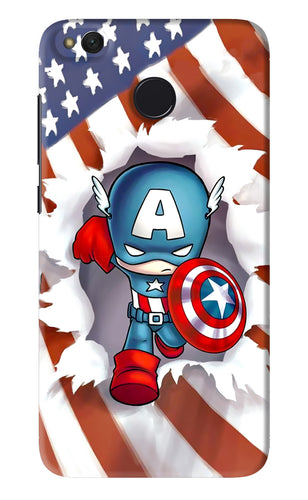 Captain America Xiaomi Redmi 4 Back Skin Wrap