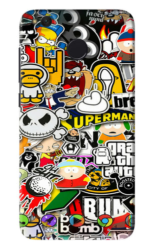 Sticker Bomb Xiaomi Redmi 4 Back Skin Wrap