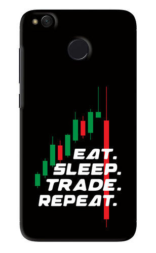 Eat Sleep Trade Repeat Xiaomi Redmi 4 Back Skin Wrap