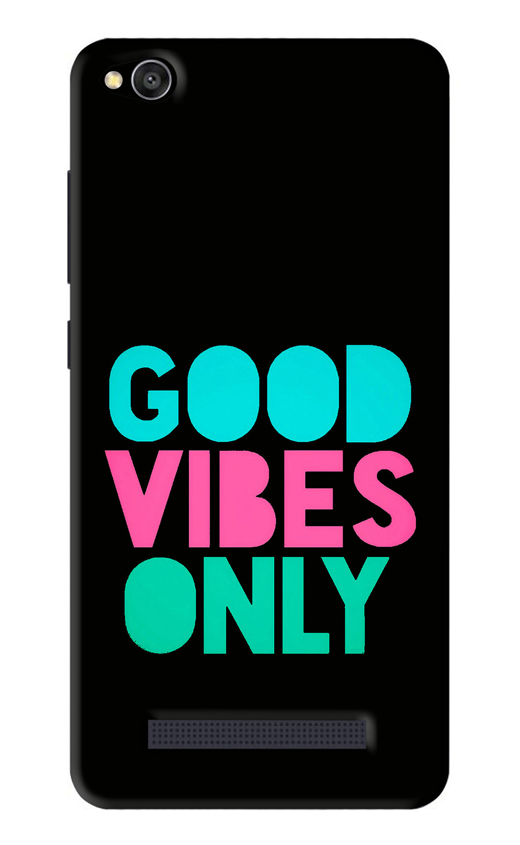Quote Good Vibes Only Xiaomi Redmi 4A Back Skin Wrap