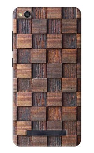 Wooden Cube Design Xiaomi Redmi 4A Back Skin Wrap