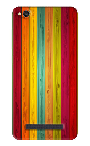 Multicolor Wooden Xiaomi Redmi 4A Back Skin Wrap