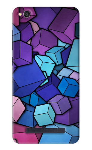 Cubic Abstract Xiaomi Redmi 4A Back Skin Wrap