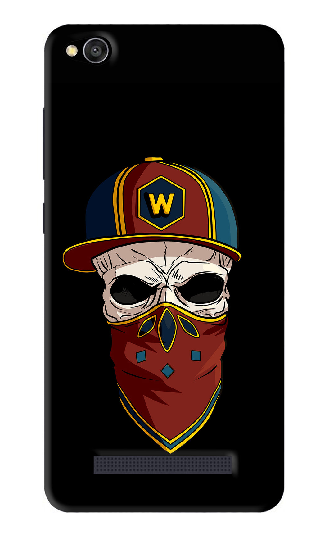 Skull Xiaomi Redmi 4A Back Skin Wrap