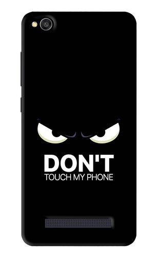 Don'T Touch My Phone Xiaomi Redmi 4A Back Skin Wrap