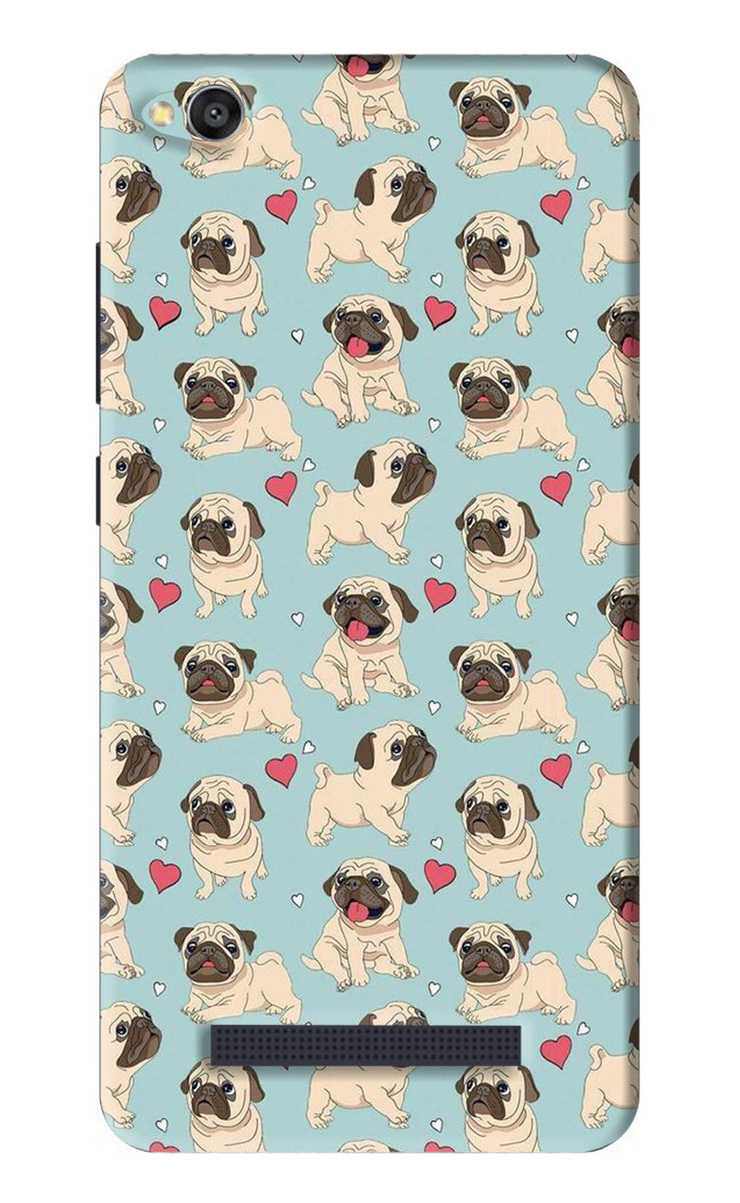 Pug Dog Xiaomi Redmi 4A Back Skin Wrap