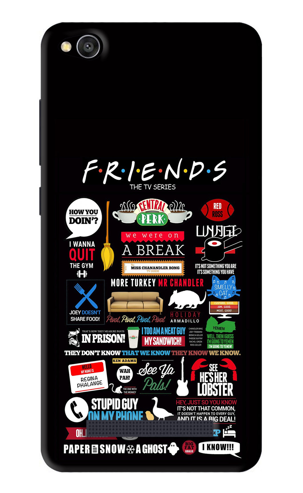 FRIENDS Xiaomi Redmi 4A Back Skin Wrap