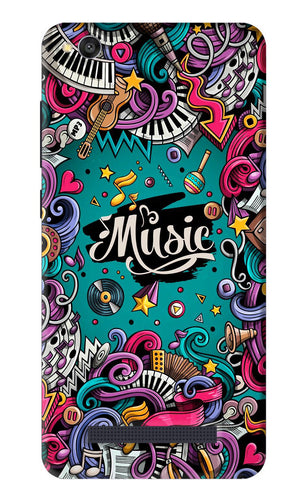 Music Graffiti Xiaomi Redmi 4A Back Skin Wrap