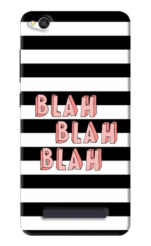 Blah Blah Blah Xiaomi Redmi 4A Back Skin Wrap
