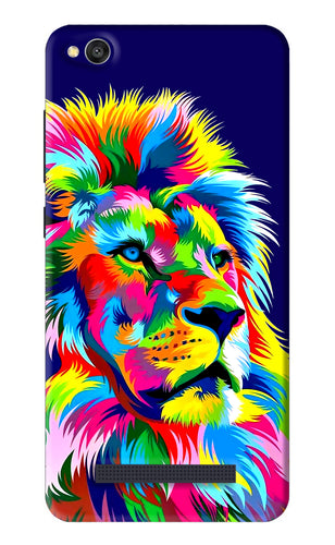 Vector Art Lion Xiaomi Redmi 4A Back Skin Wrap