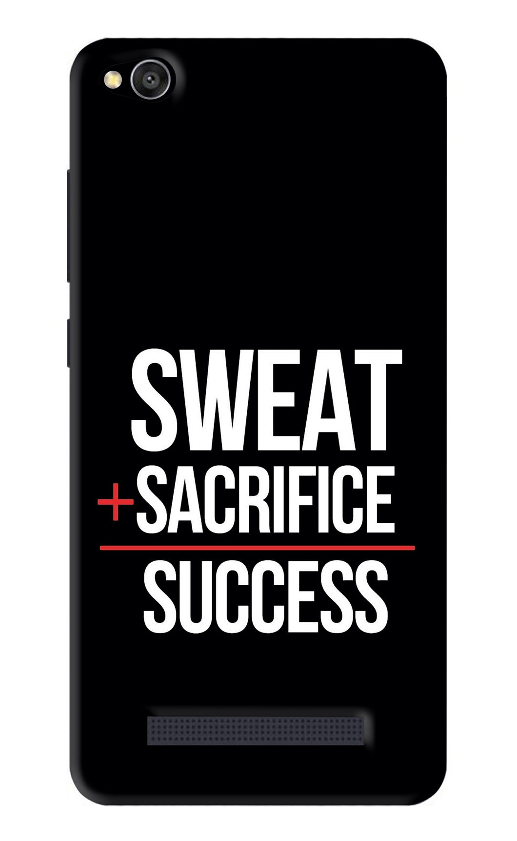 Sweat Sacrifice Success Xiaomi Redmi 4A Back Skin Wrap