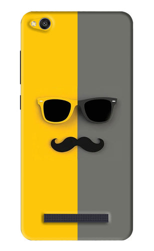 Sunglasses with Mustache Xiaomi Redmi 4A Back Skin Wrap