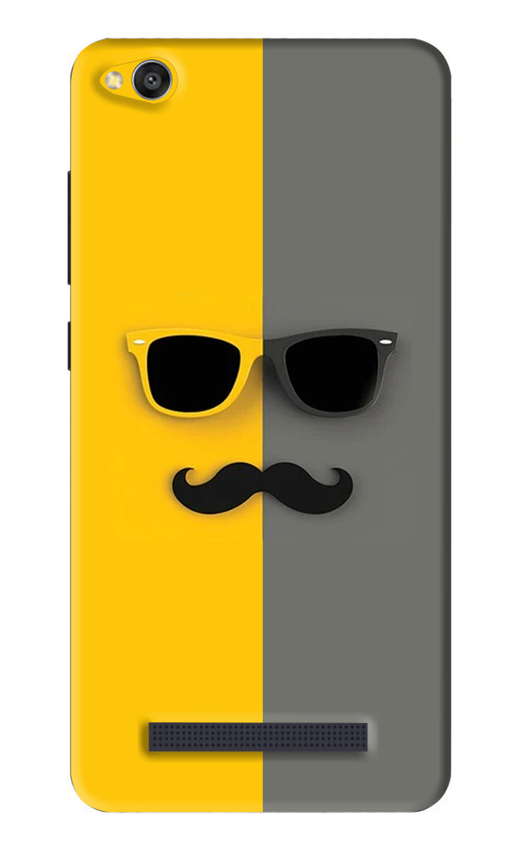 Sunglasses with Mustache Xiaomi Redmi 4A Back Skin Wrap
