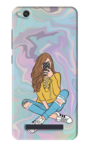 Selfie Girl Xiaomi Redmi 4A Back Skin Wrap