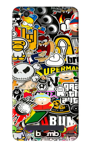 Sticker Bomb Xiaomi Redmi 4A Back Skin Wrap