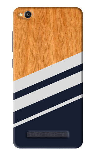 Black And White Wooden Xiaomi Redmi 4A Back Skin Wrap
