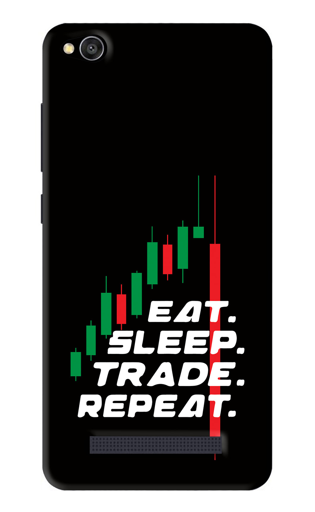 Eat Sleep Trade Repeat Xiaomi Redmi 4A Back Skin Wrap
